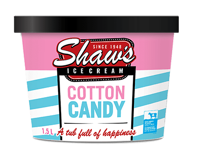 Shaw's Cotton Candy tub
