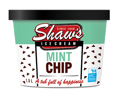 Shaw's Mint Chip tub